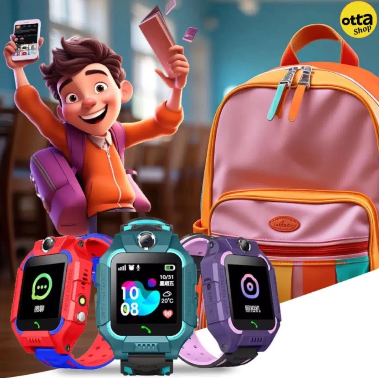 Pack LCD panel + smart kids