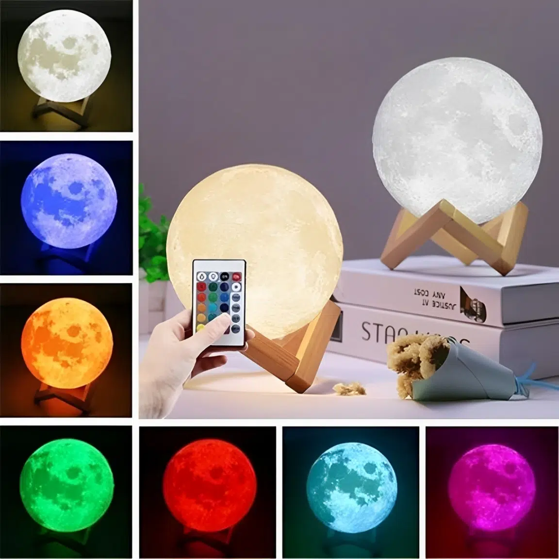 Lampe Lune 3D | مصباح القمر ثلاثي الأبعاد