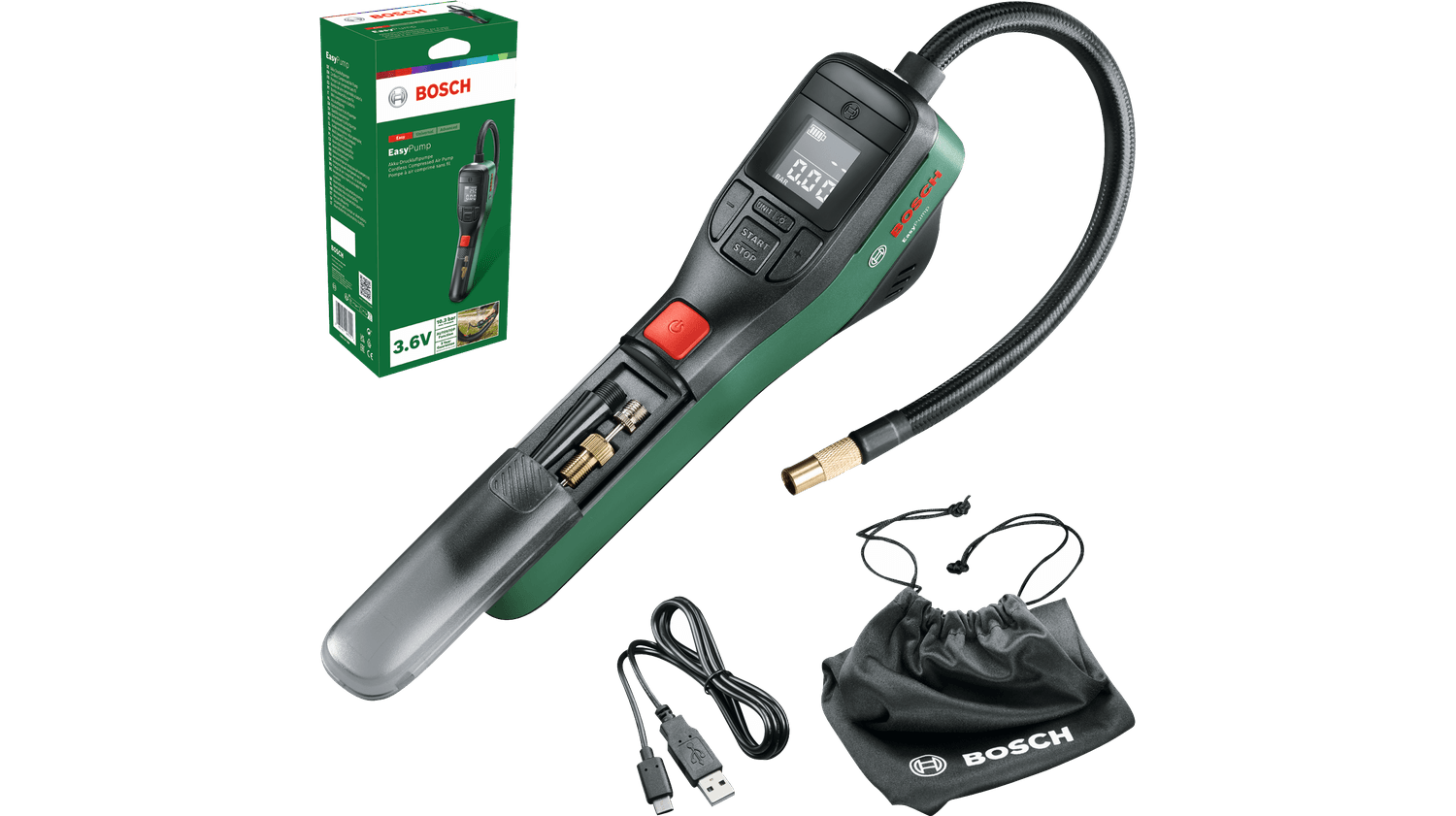 EasyPump Pompe air comprim sans fil Bosch DIY