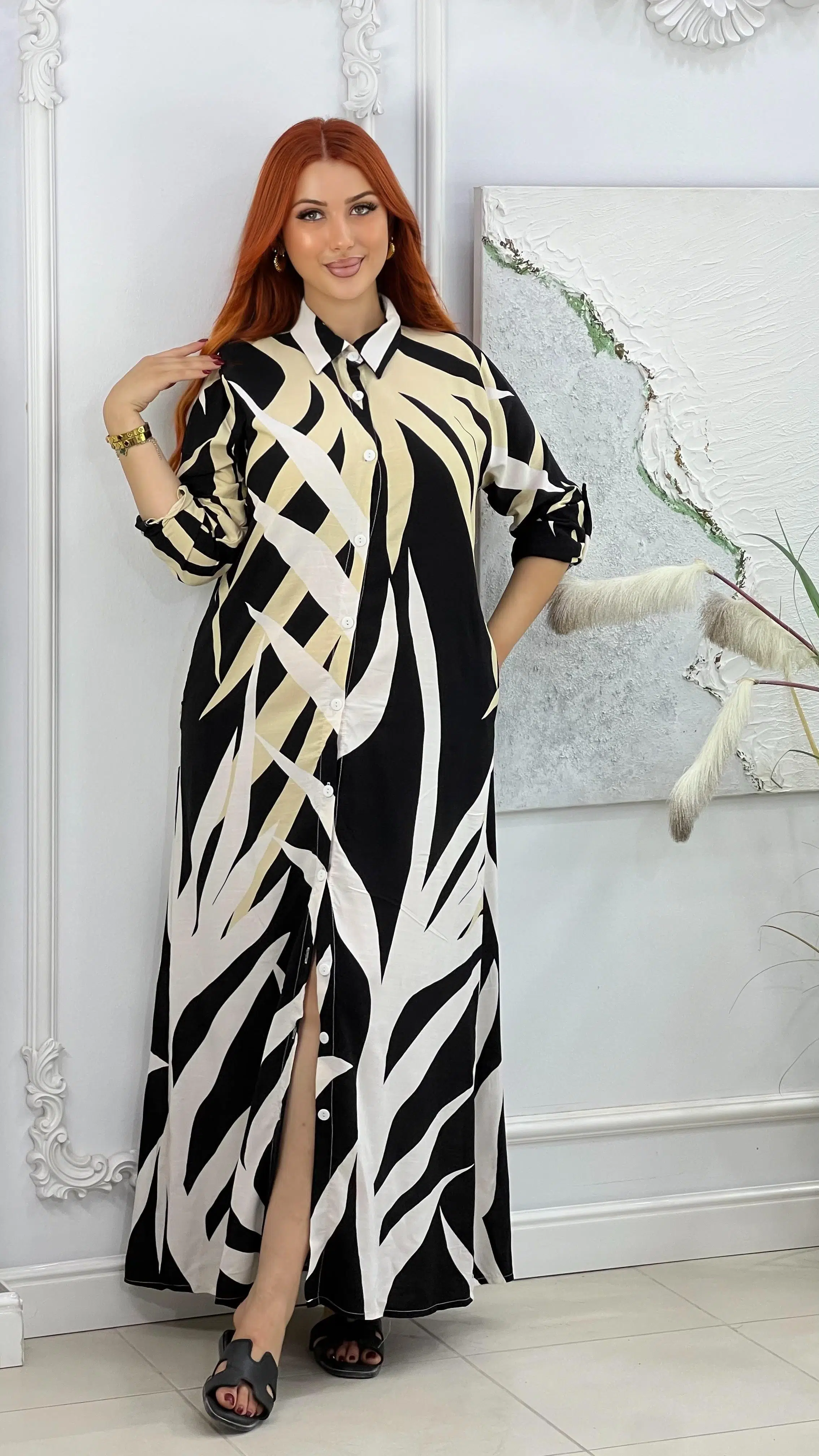 Robe Chemise KAMRAYA – Jungle Chic