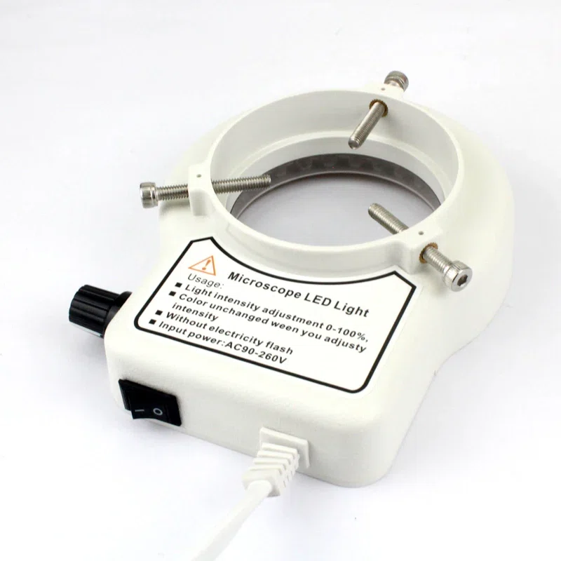 Lampe dAnneau LED pour Microscope Industriel – Éclairage Circulaire Intensif