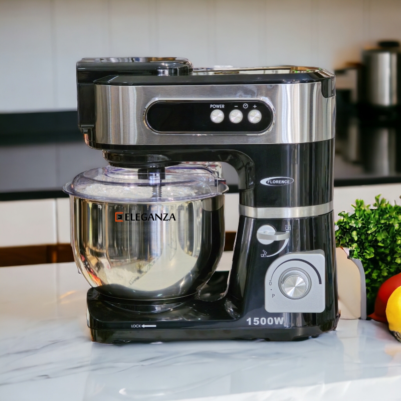 Robot pétrin Florence SM6409E - 6 Litres - 1500 watts - Noir