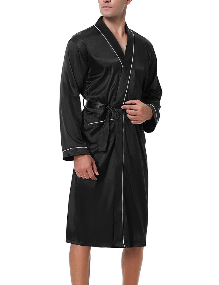 Robe de chambre homme satin