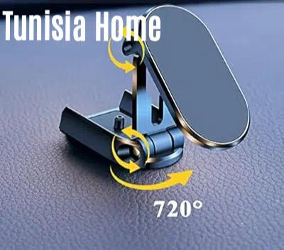 Magnetic Car Phone Holder – 720° Rotating
