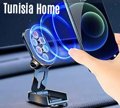 Magnetic Car Phone Holder – 720° Rotating