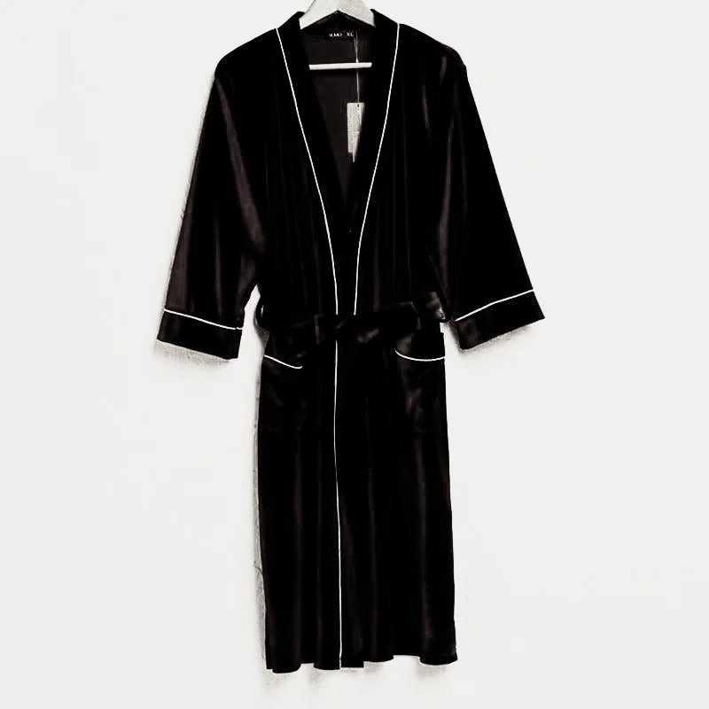 Robe de chambre homme velours