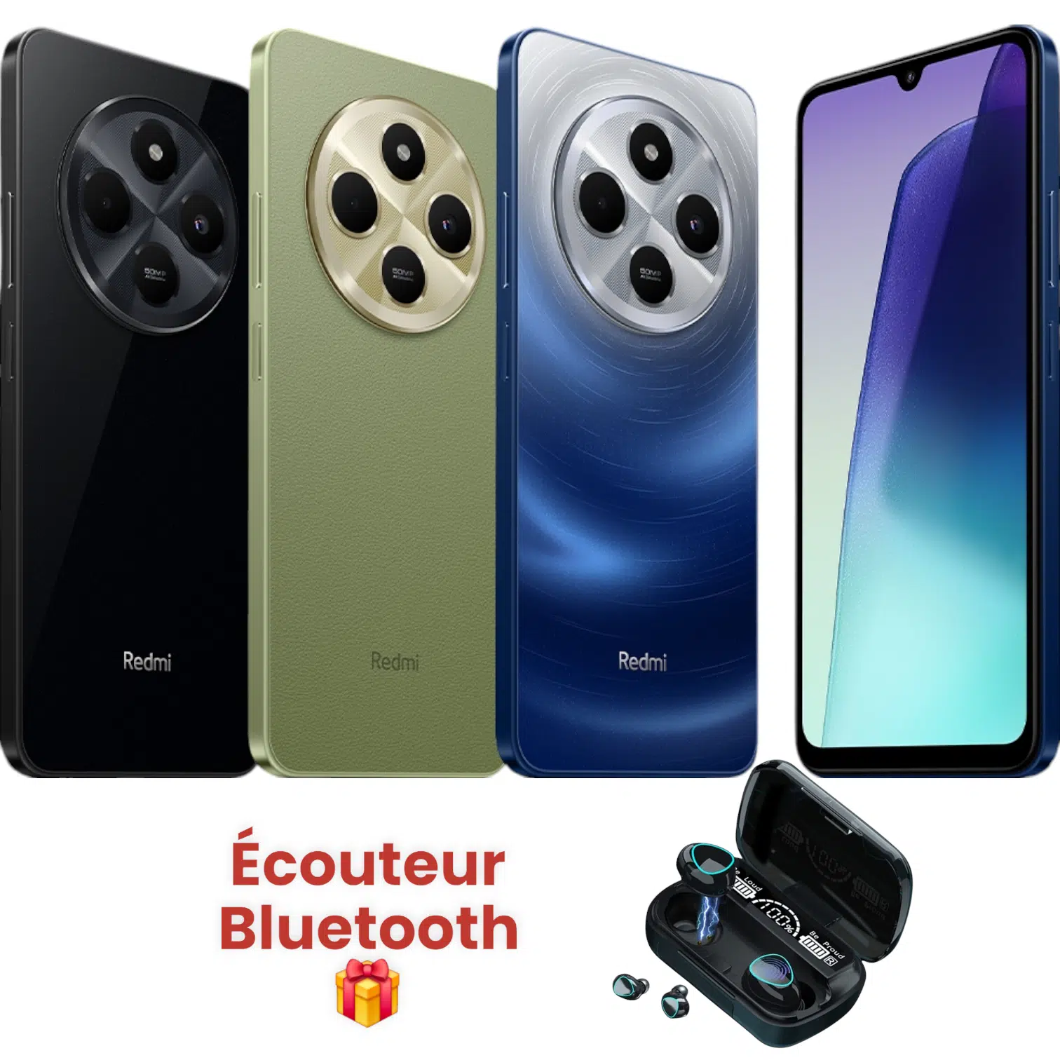 Xiaomi Redmi 14C 4Go 128Go - Écouteur Bluetooth cadeau
