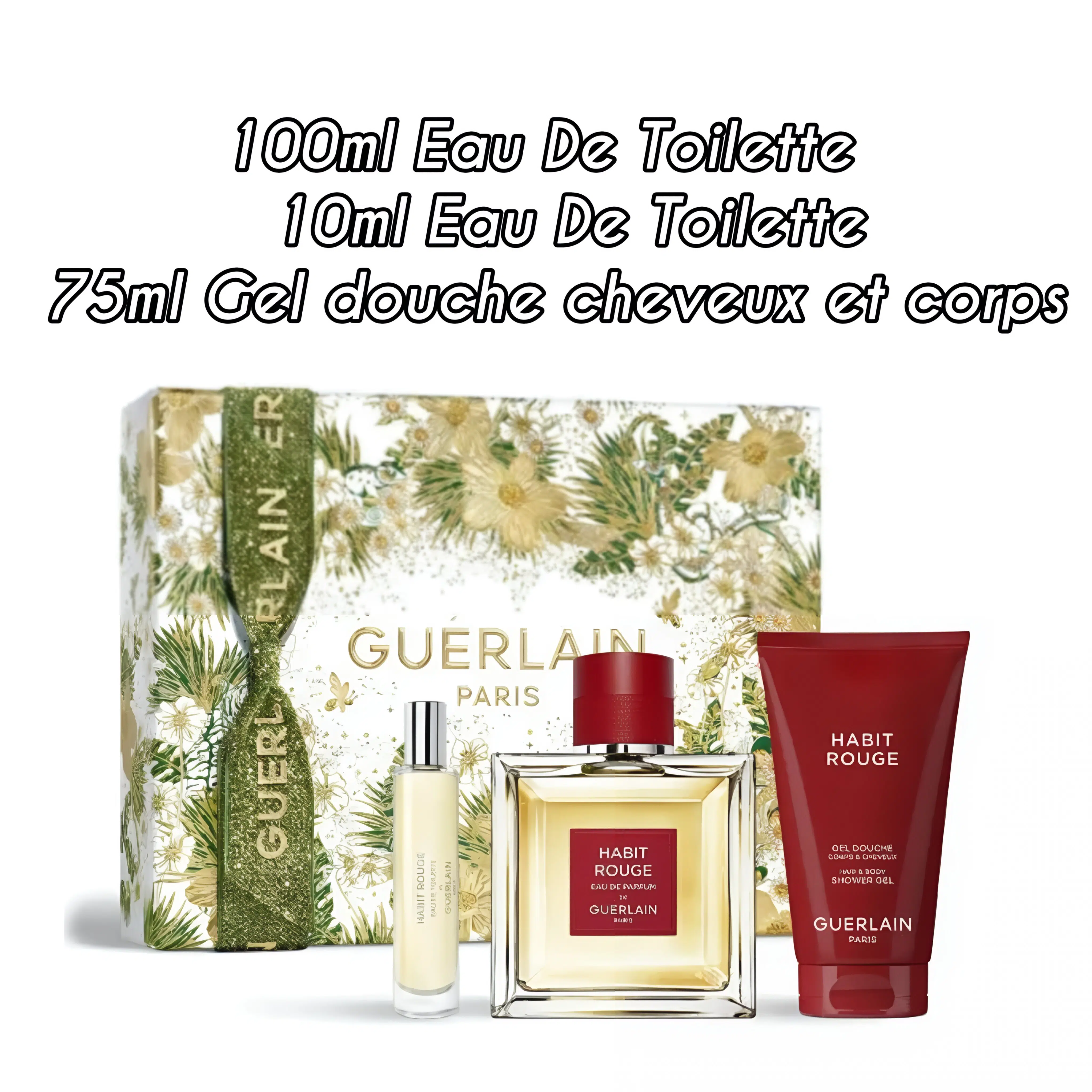 Coffret : Guerlain Habit rouge Eau de toilette
