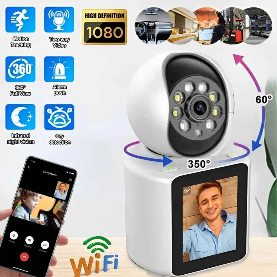 Caméra de surveillance intérieure IP WiFi HD