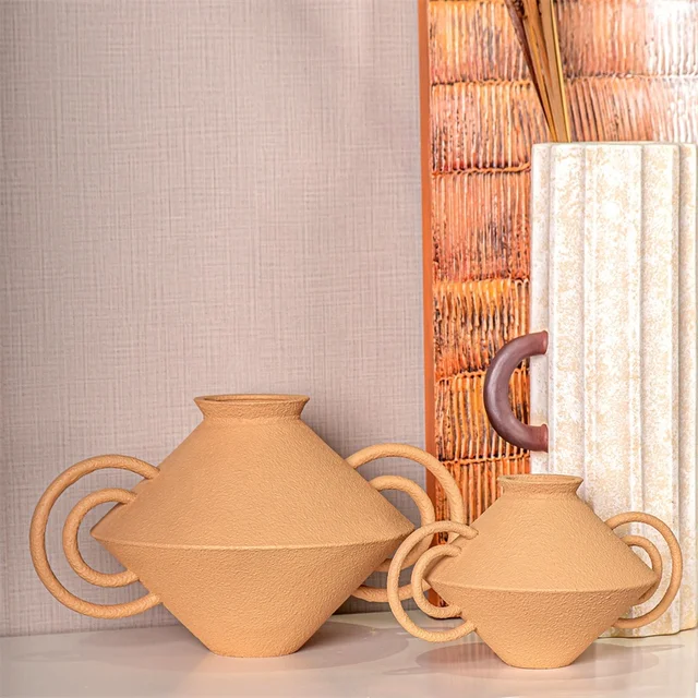 Vase sable double oreille