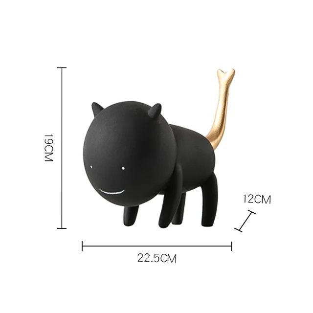 Simulation cat Black