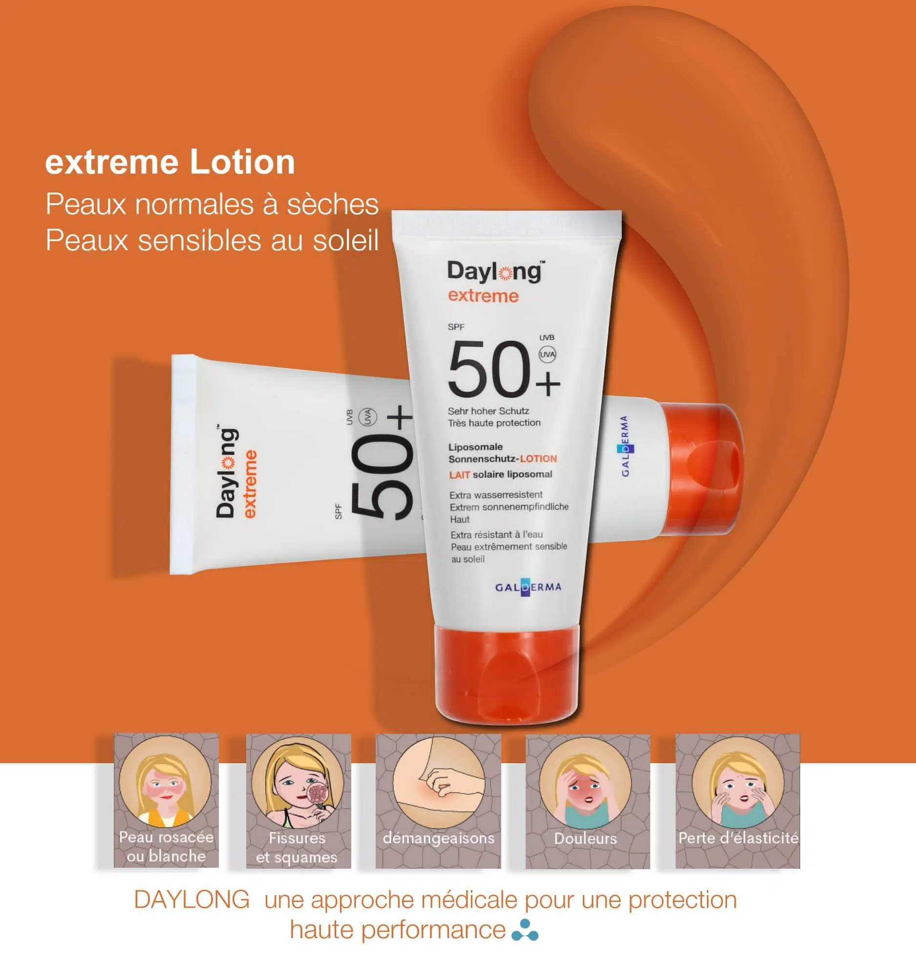DAYLONG EXTREME - Lait Solaire Liposomal SPF50+ 100ML