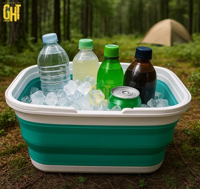 Panier Pliable en Silicone – Multi-usage Camping & Maison