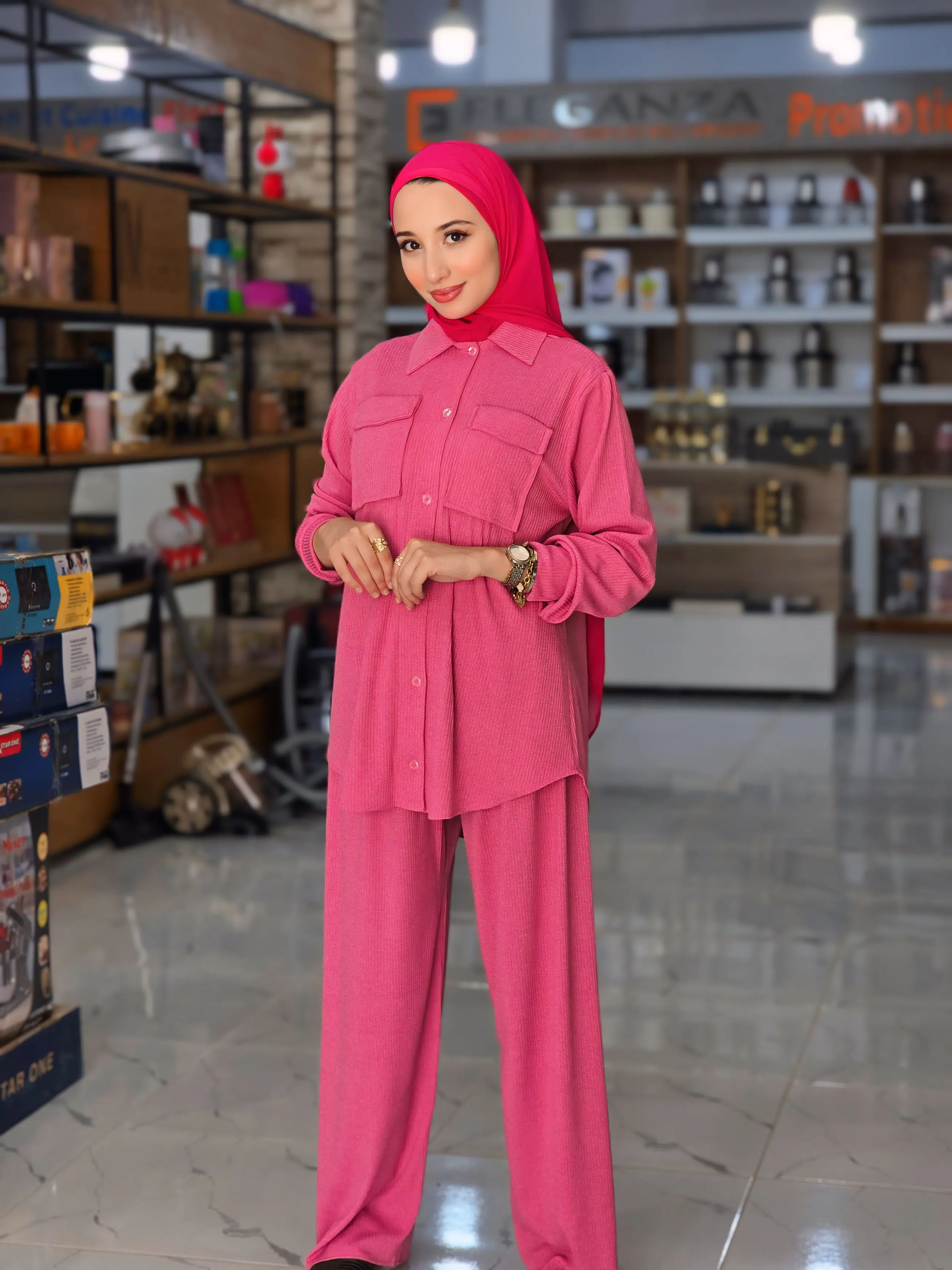 Tenue 2 pièces - rose bebe