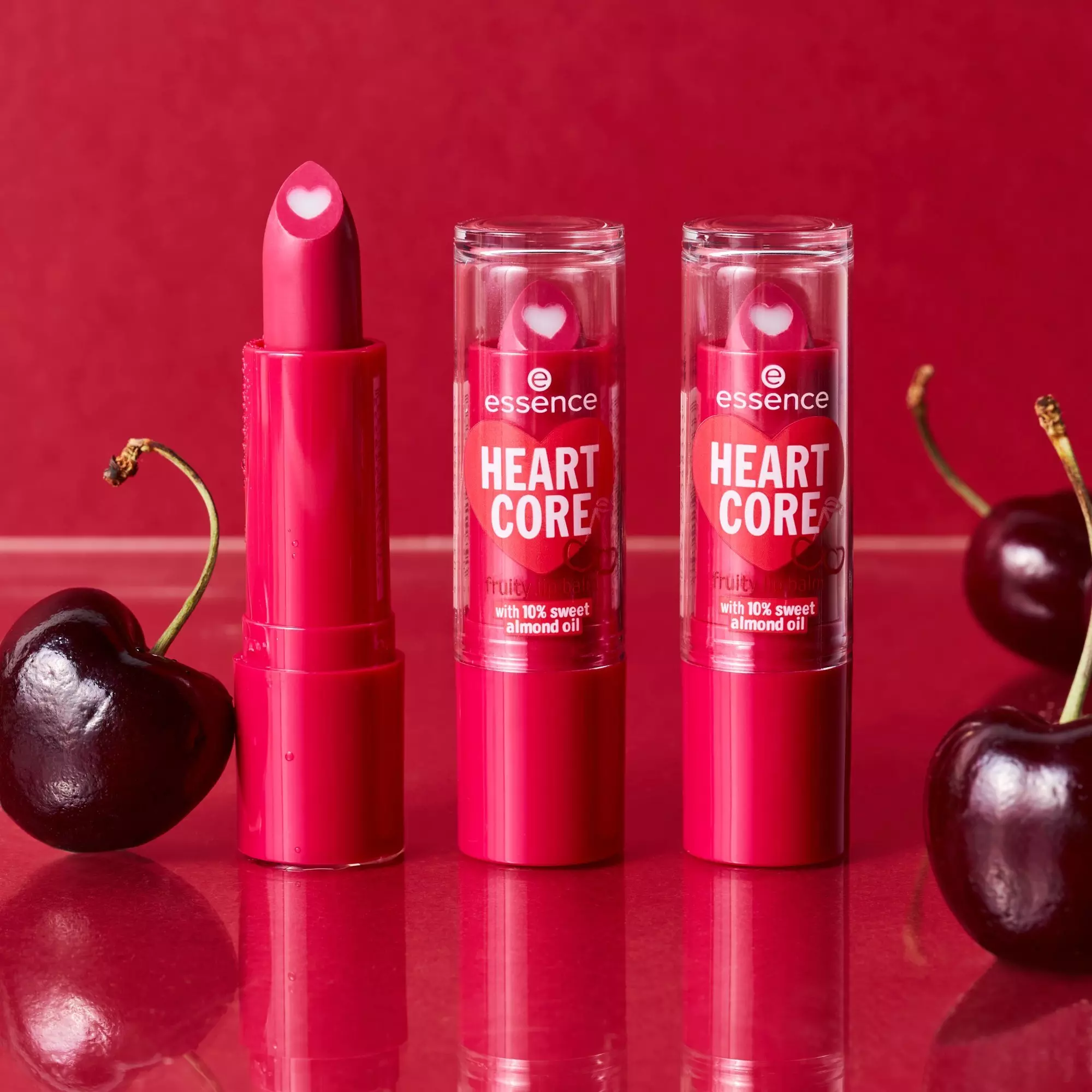 essence - HEART CORE fruity baume à lèvres - 01
