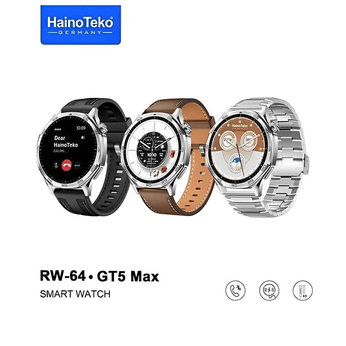 HAINOTEKO Montre connectée GT5 MAX