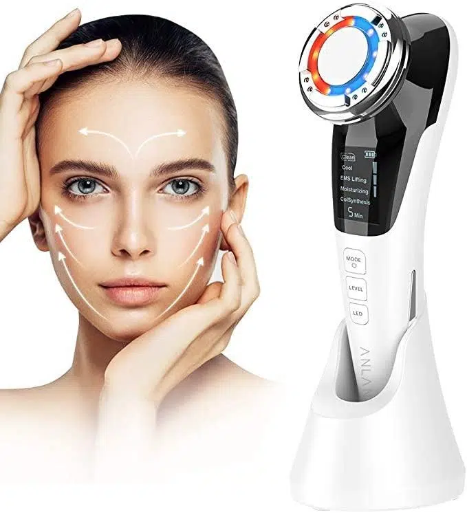 Appareil de beauté pour le visage de nettoyage et anti rides