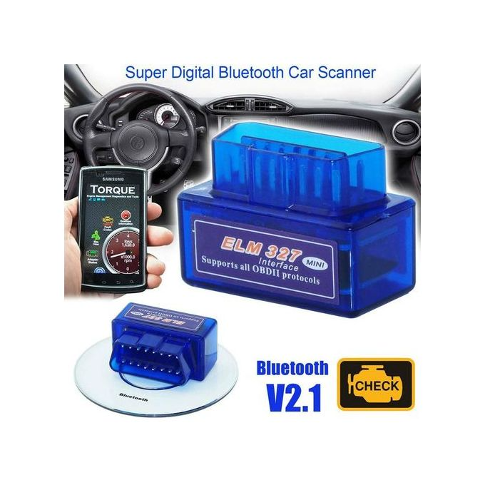 Elm327 Outil Diagnostic Scanner Android Windows Obd2 Bluetooth