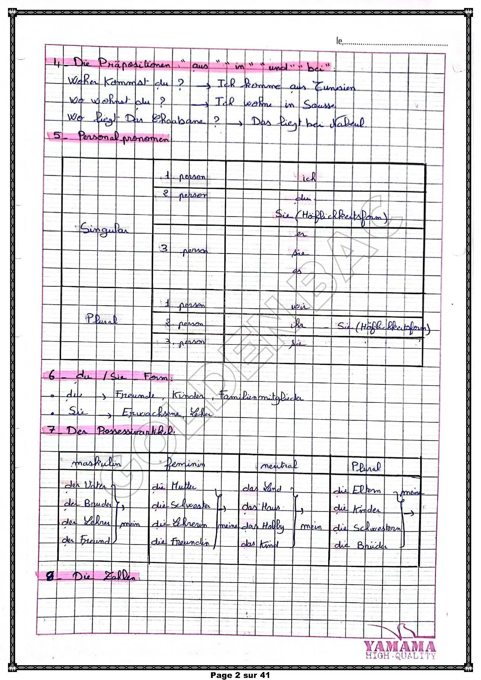 LIVRE ALLEMAND - TOUTE LANNEE - 3EME ANNEE