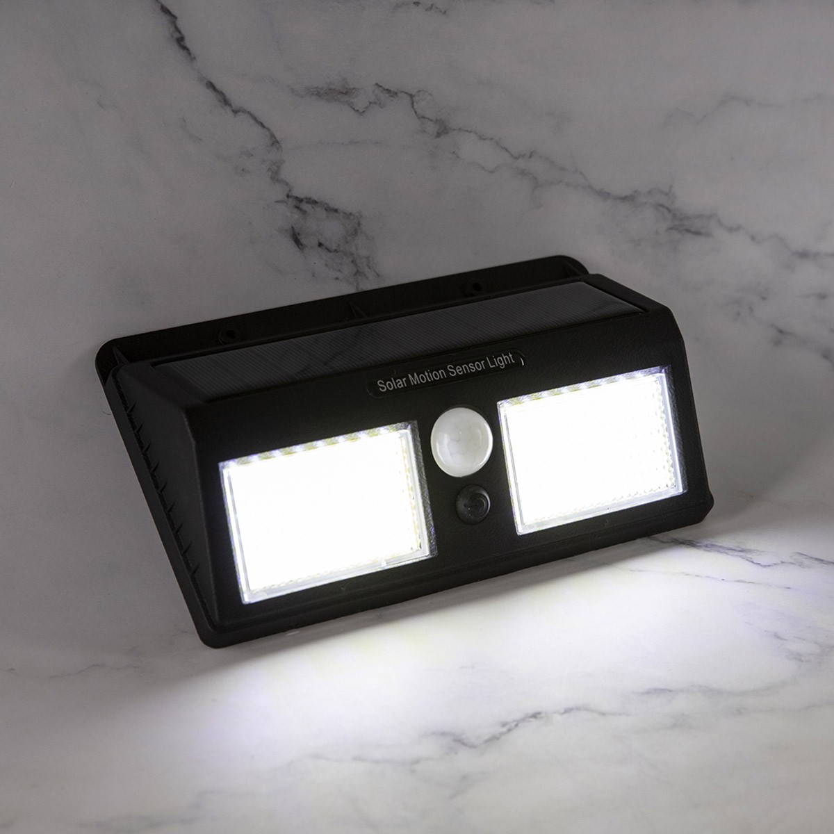 Double projecteur solaire extérieur avec détecteur de mouvement