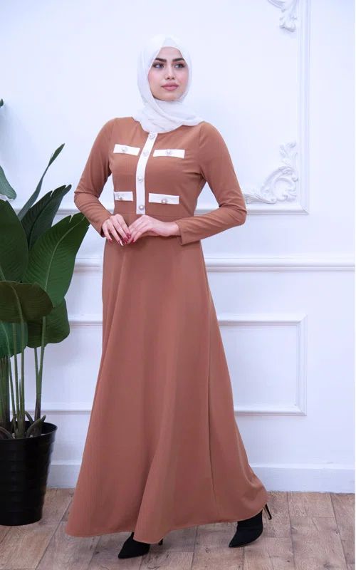 Robe Amira  Voilée