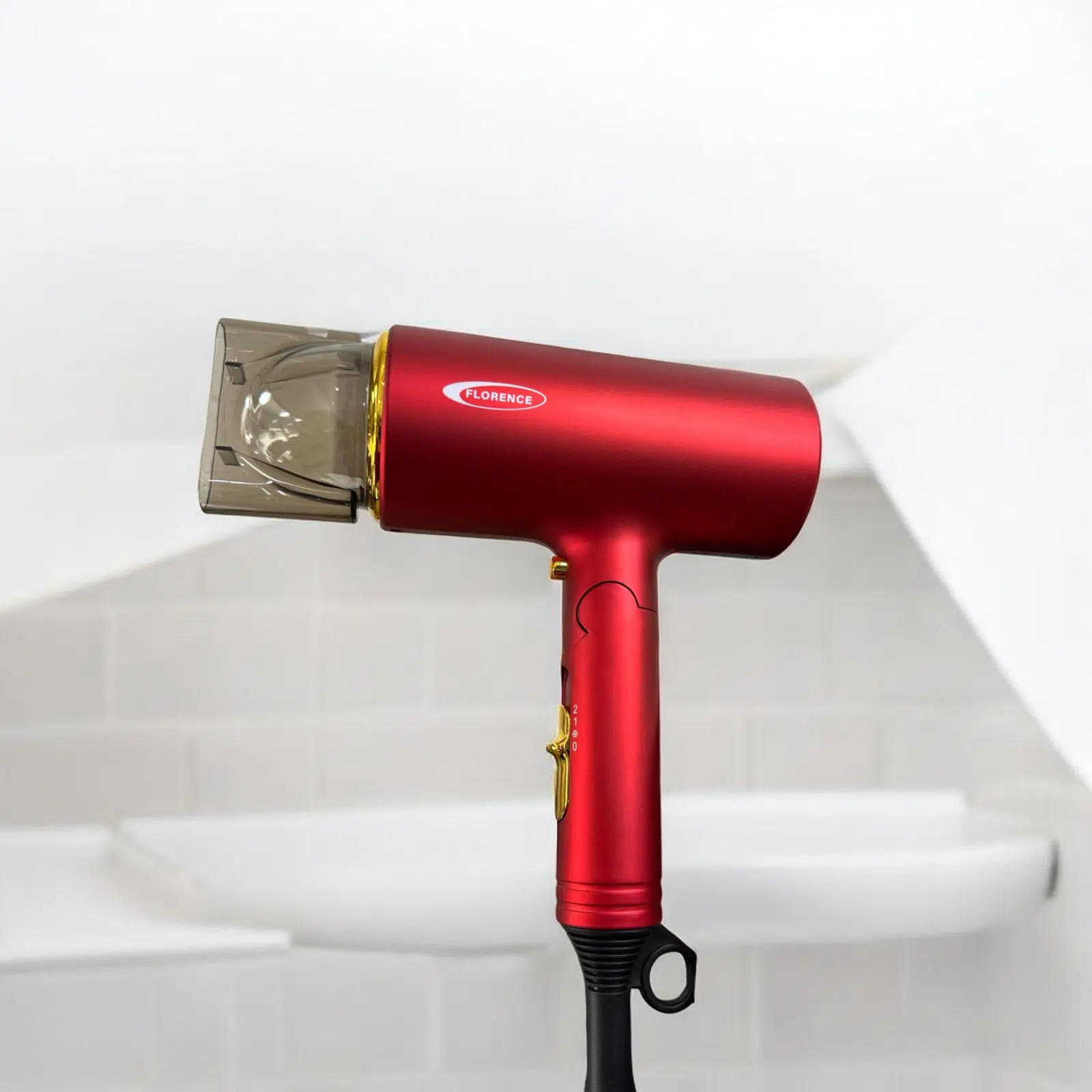 Seche cheveux et plaque Florence HK-383 - Rouge