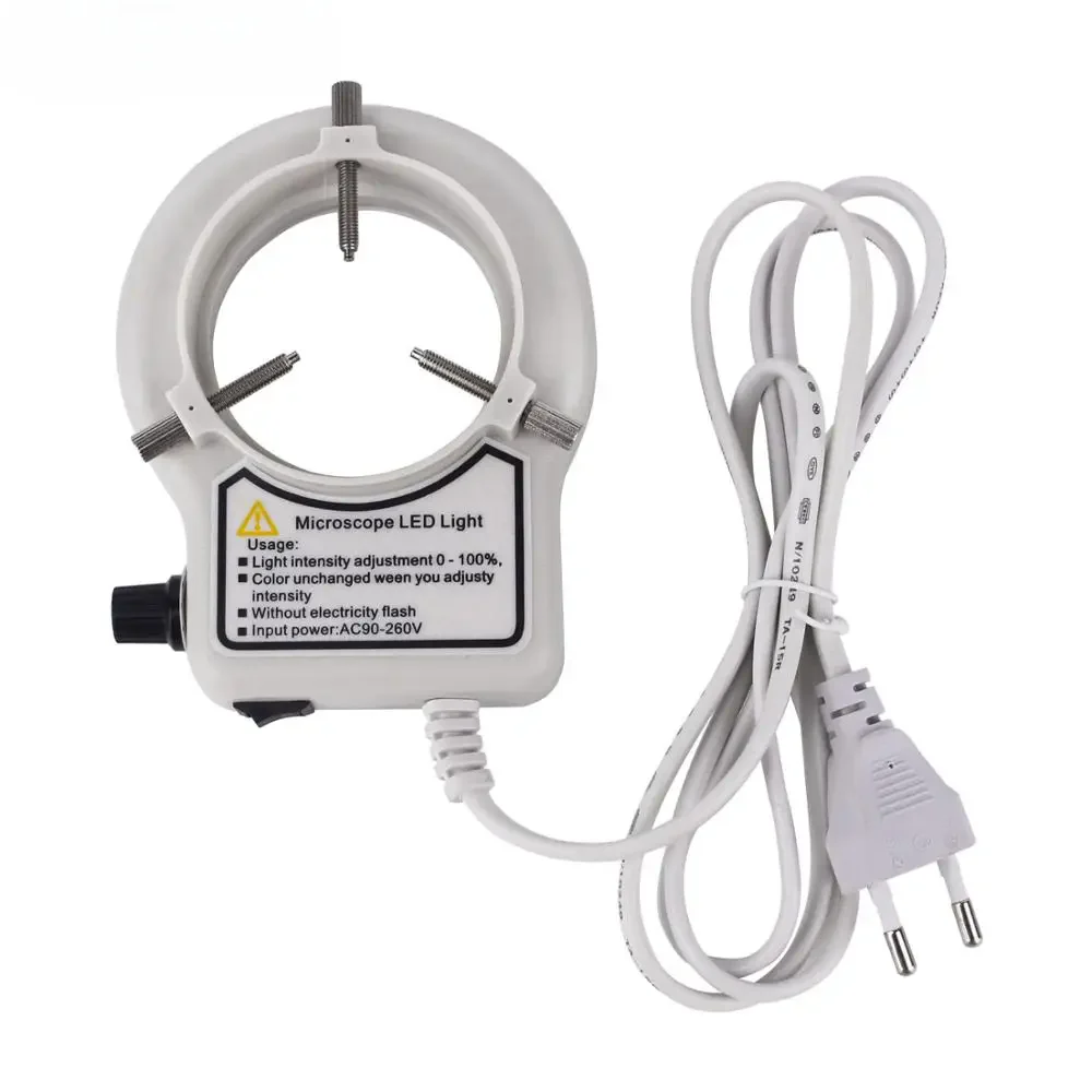 Lampe dAnneau LED pour Microscope Industriel – Éclairage Circulaire Intensif