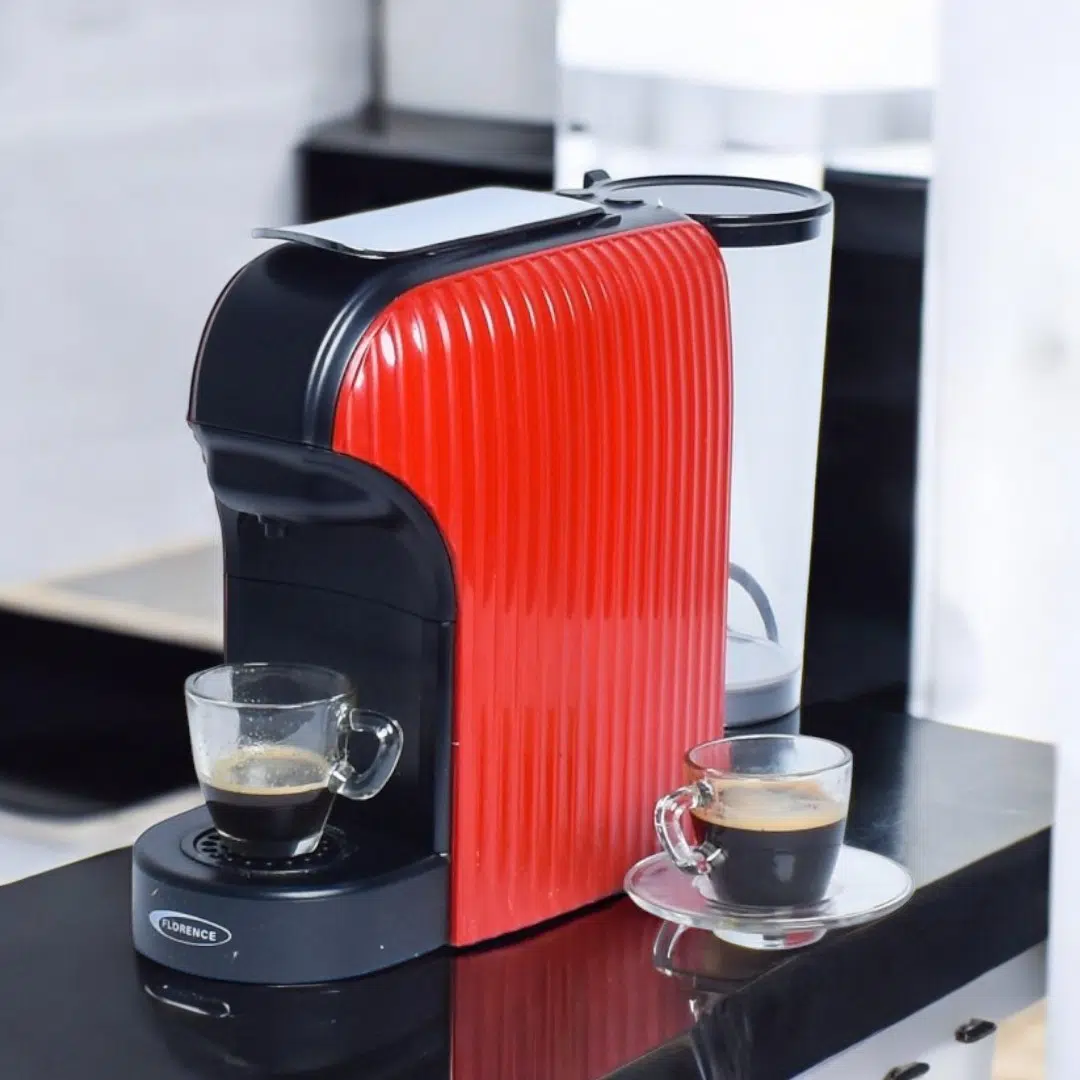 Cafetière à capsules Nespresso Florence -1400 Watts - 1 Litres - Rouge