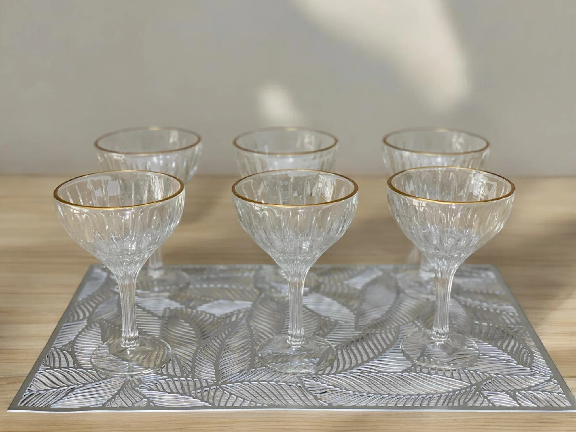 Service à Coupe 6 pièces en verre CUP-KRIMA-2