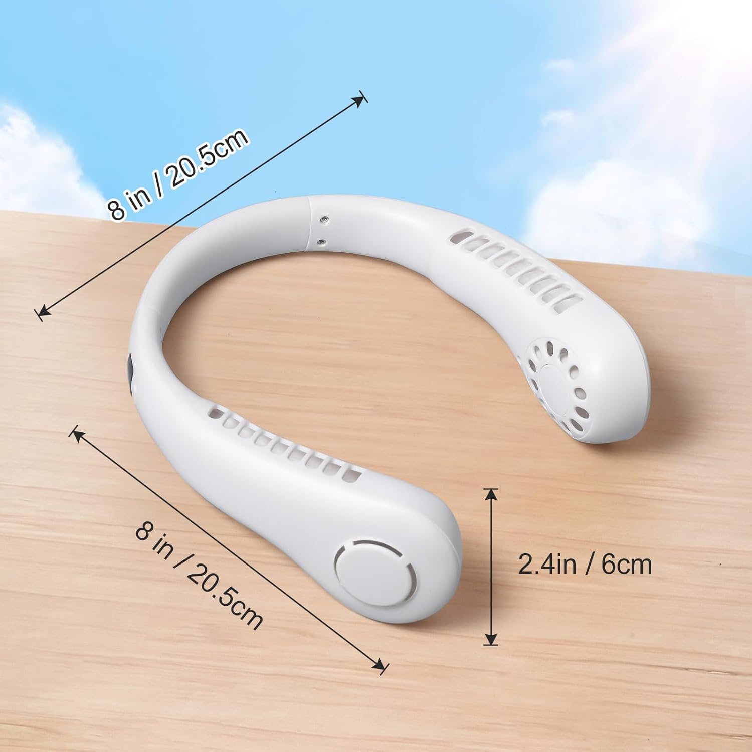 Ventilateur de cou portable مروحة الرقبة المحمولة