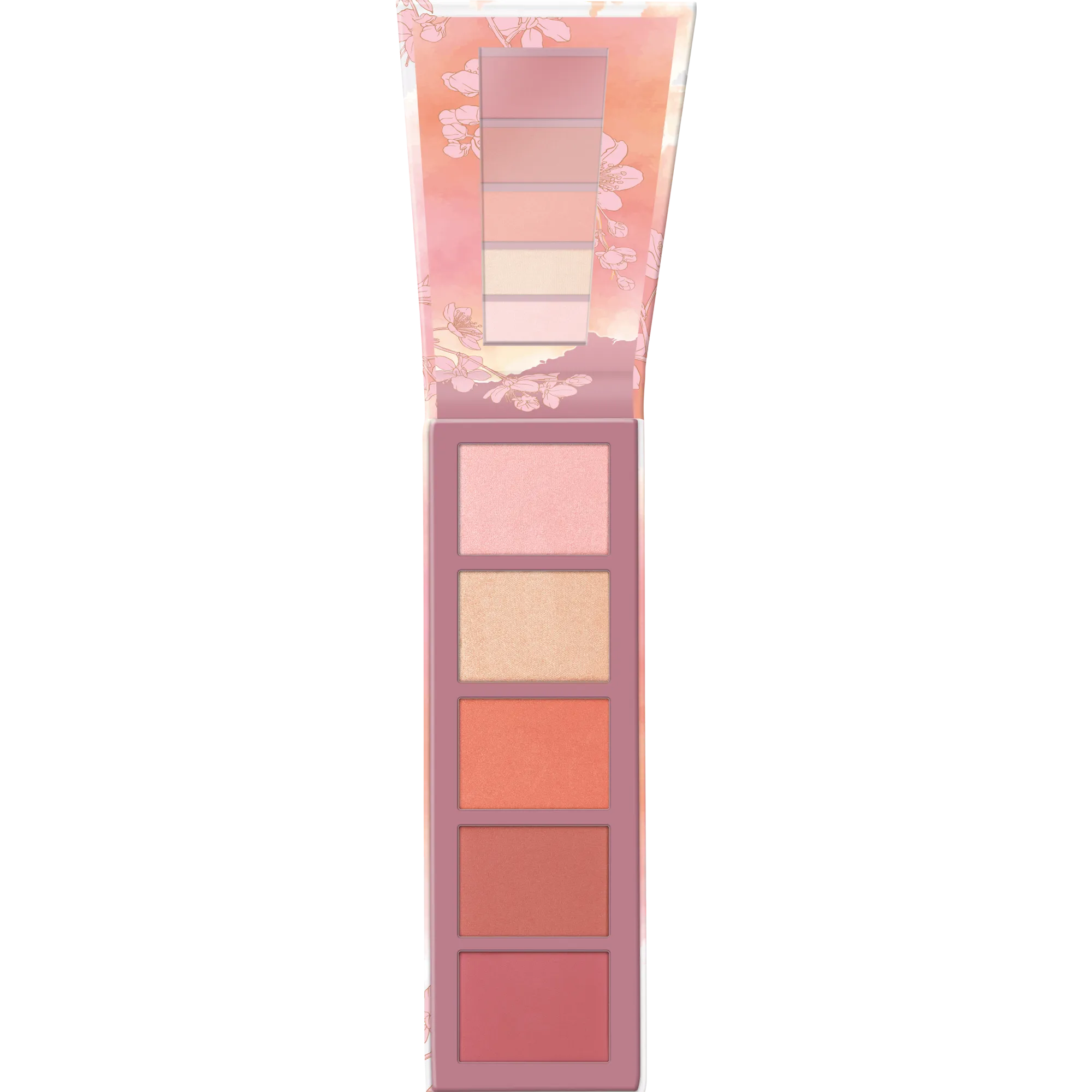 essence - peachy BLOSSOM blush & highlighter palette blush et illuminateur