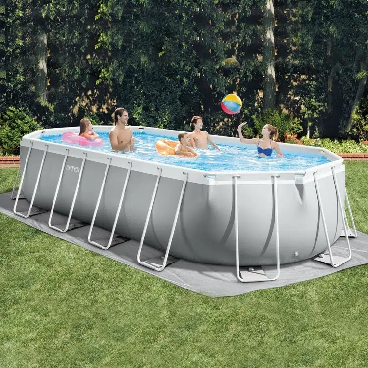 Piscine Prism Frame ovale 6,10 x 3,05 x 1,22 m
