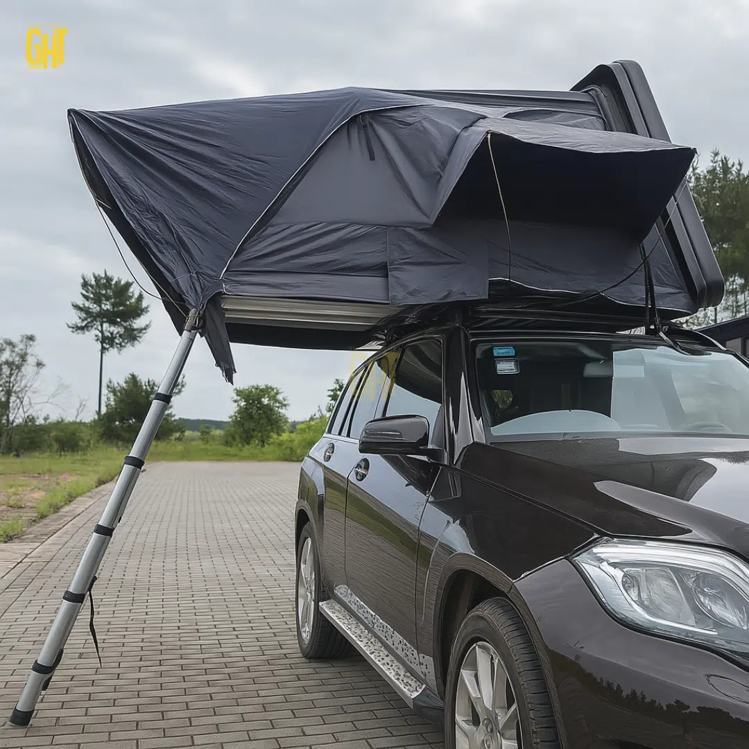 Tente de Toit Rigide JETSHARK – Coque Dure pour 1 à 2 Personnes