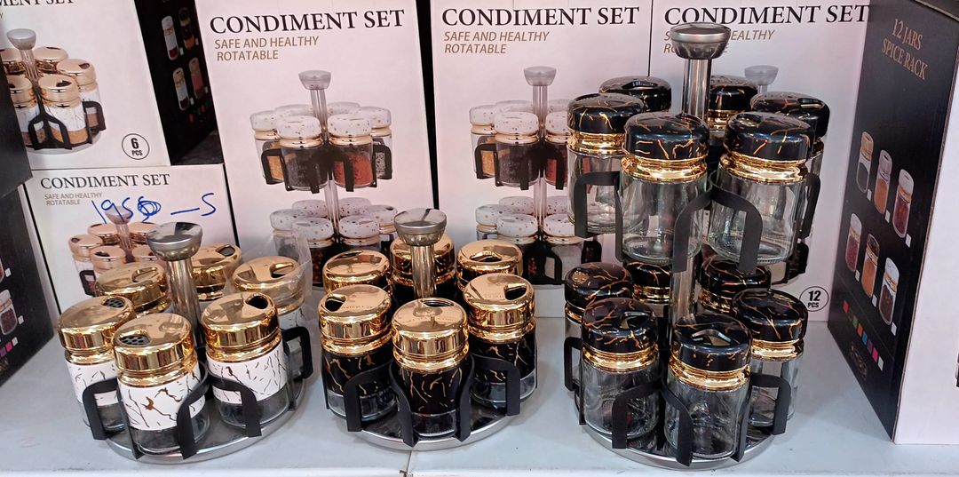 Condiment set EPIC-12P 12pcs-Rotatable