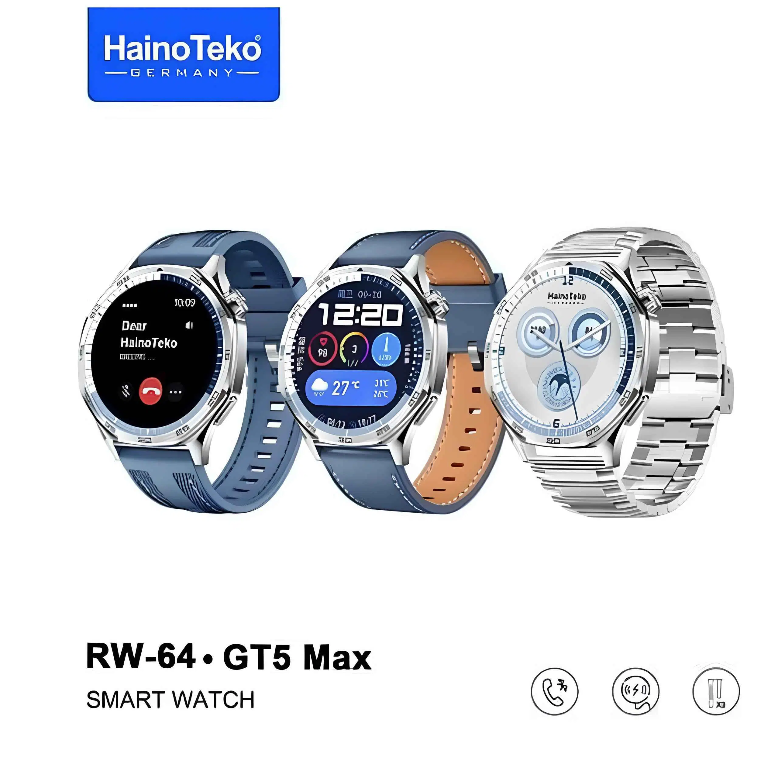 HAINOTEKO Montre connectée GT5 MAX