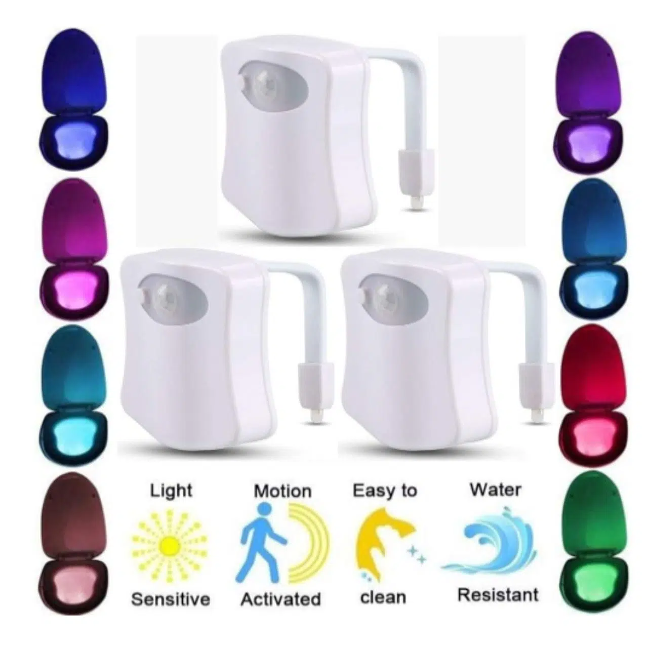 Eclairage LED pour WC |ضوء  ليلي بتقنية استشعار الحركة