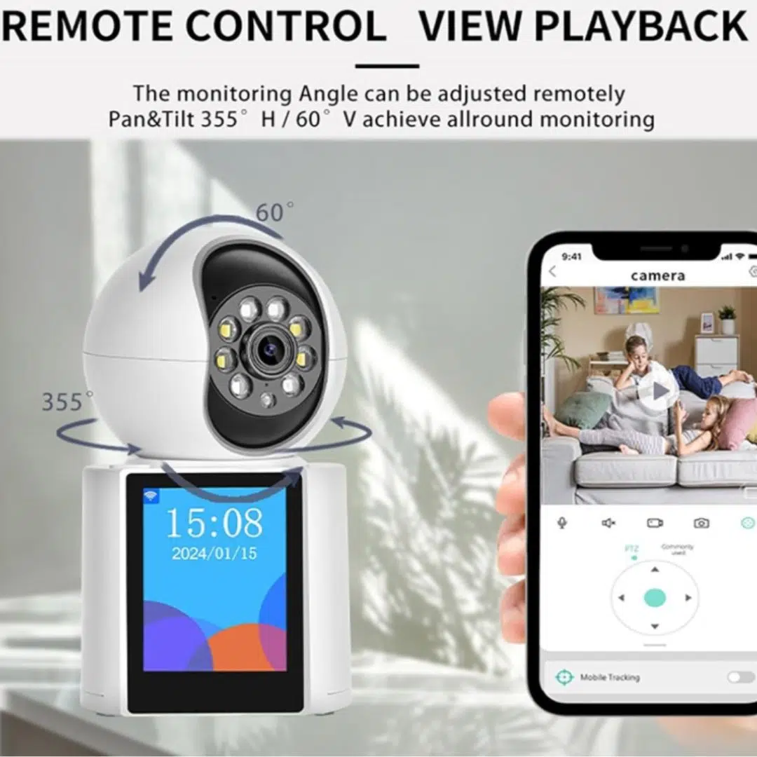 Caméra de surveillance intérieure IP WiFi HD