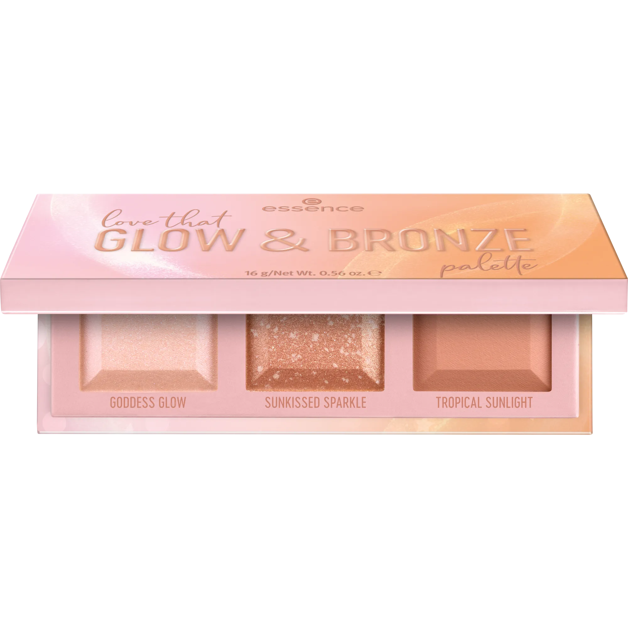 essence - love that GLOW & BRONZE palette illuminateur et bronzeur