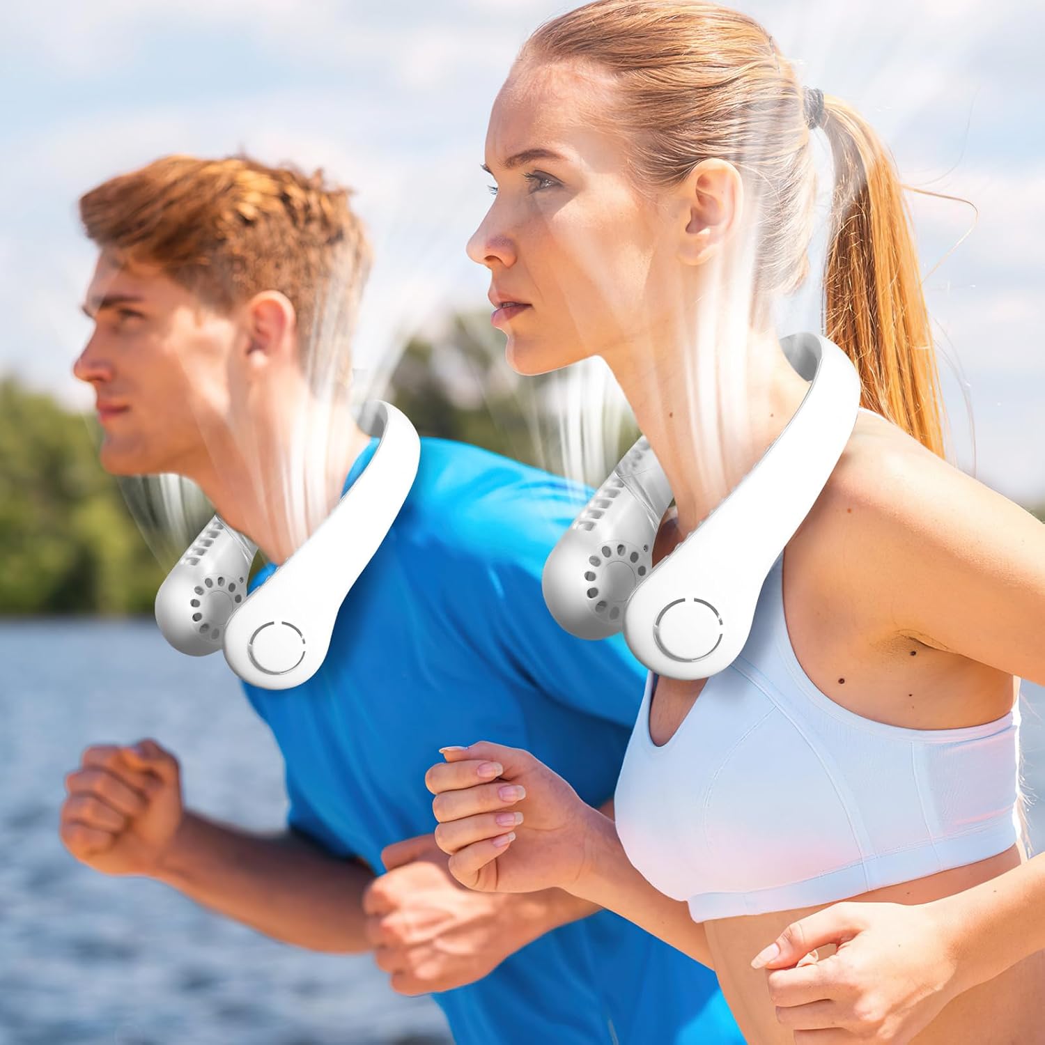 Ventilateur de cou portable مروحة الرقبة المحمولة