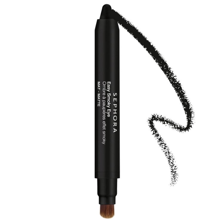 SEPHORA - Easy Smoky Eye – Ombre à Paupières Effet Charbonneux – 01 Pitch Black