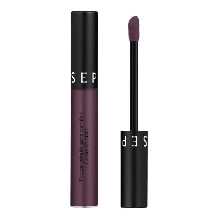 SEPHORA - Cream Lip Stain Mat - Rouge à Lèvres Mat - 52 Dark Purple