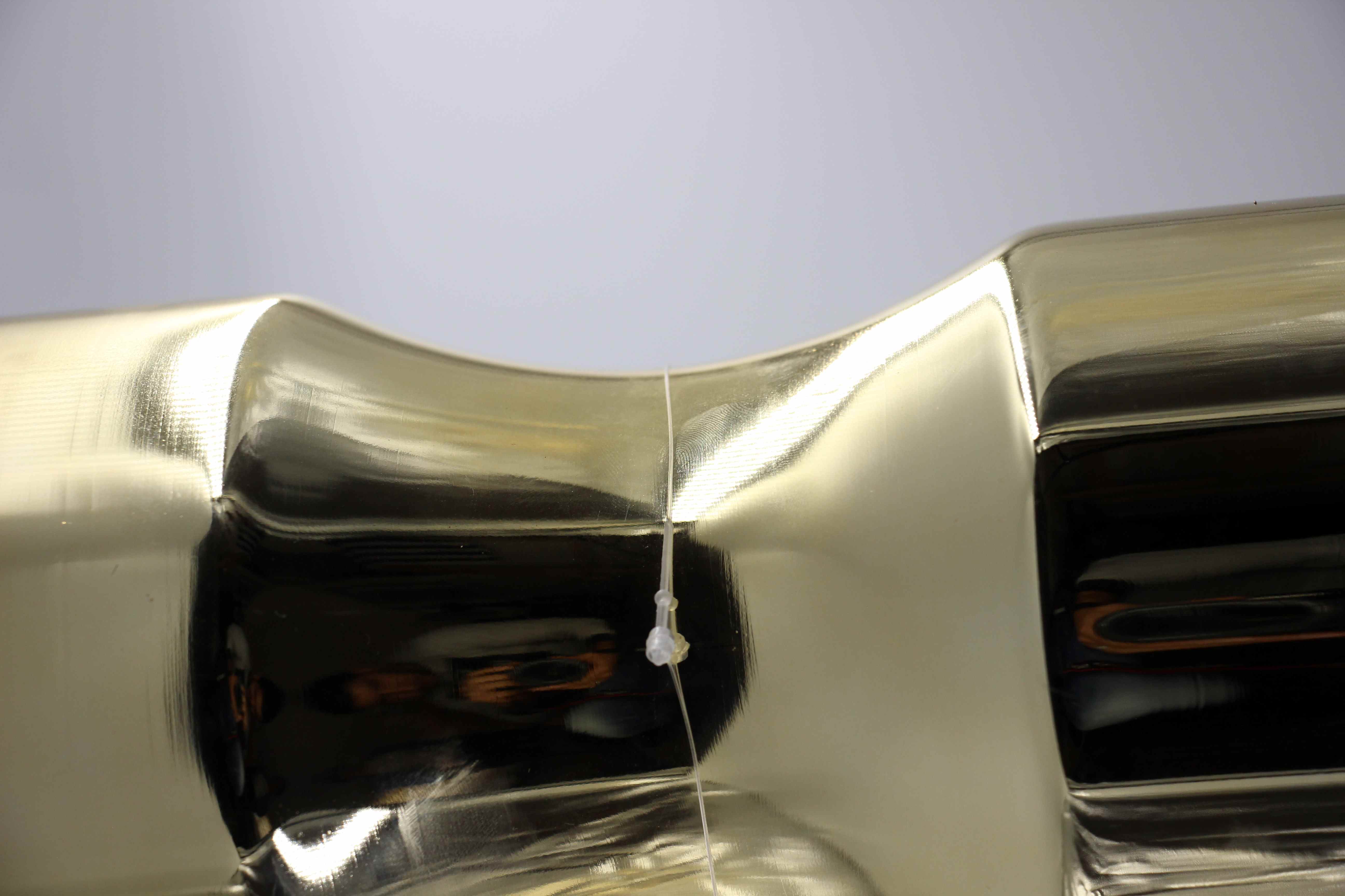 Vase en verre beauty gold