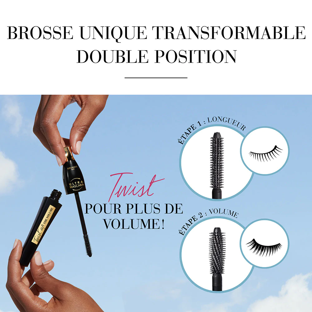 BOURJOIS - Mascara Twist-up The Volume 01 ULTRA BLACK