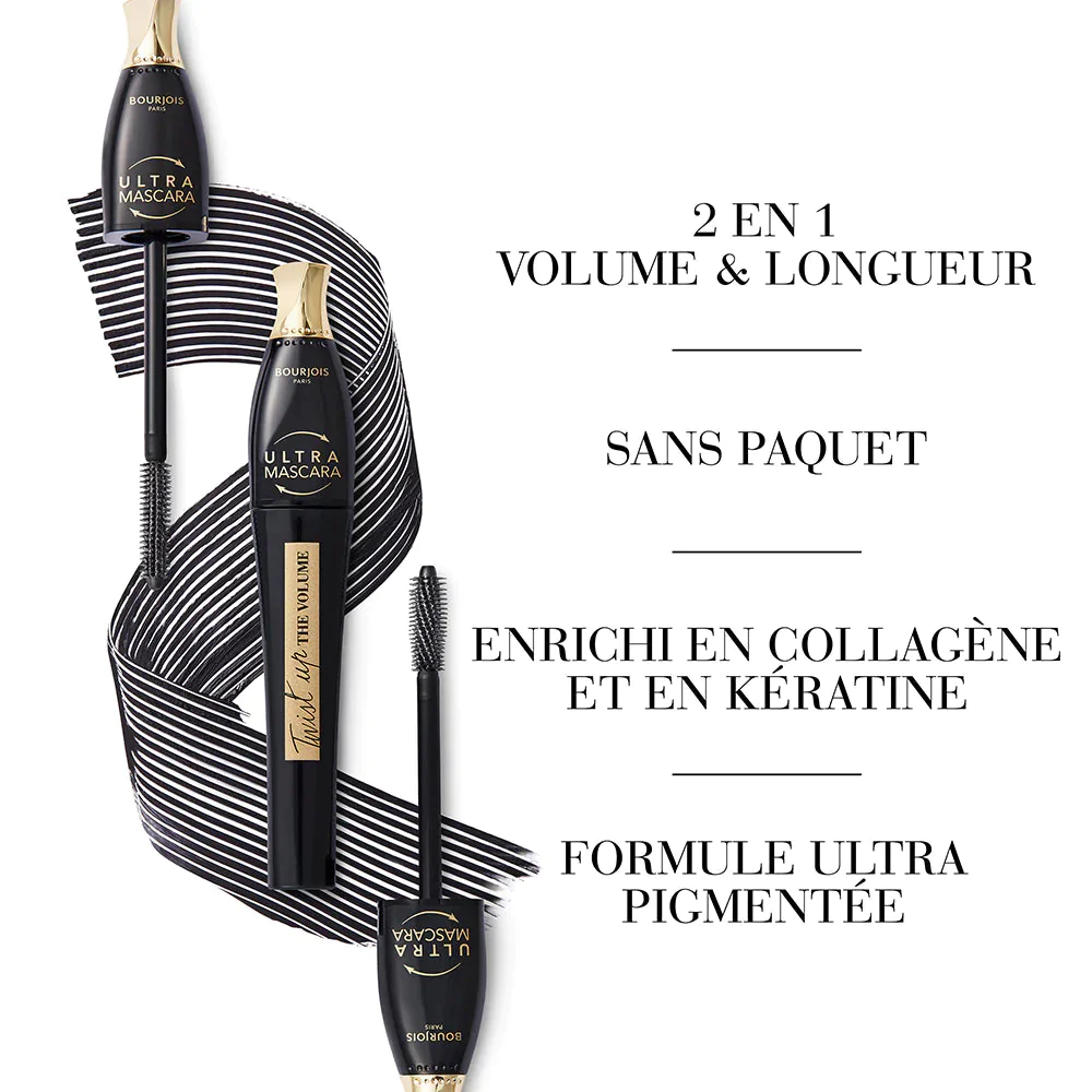 BOURJOIS - Mascara Twist-up The Volume 01 ULTRA BLACK