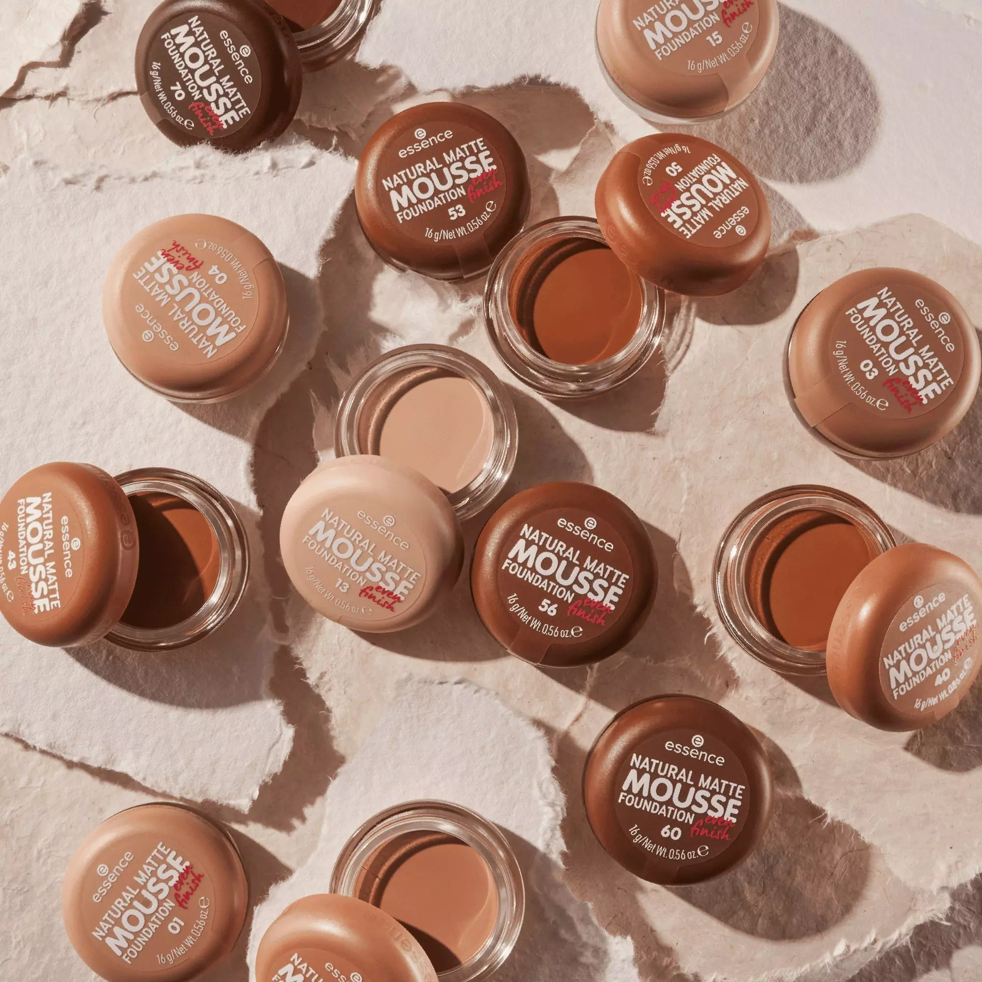 essence - NATURAL MATTE MOUSSE FOUNDATION fond de teint - 01