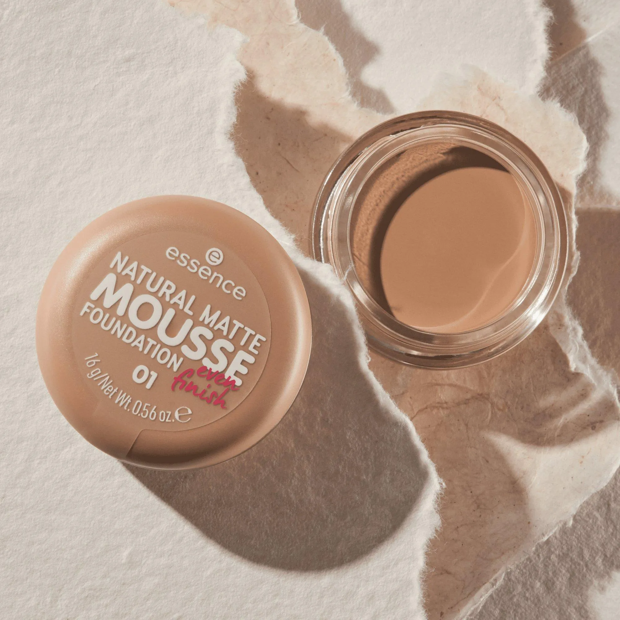 essence - NATURAL MATTE MOUSSE FOUNDATION fond de teint - 01