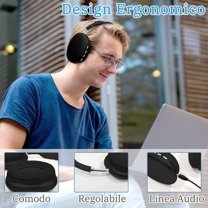 Casque Bluetooth pour iOS & Android - Stéréo HIFI avec micro