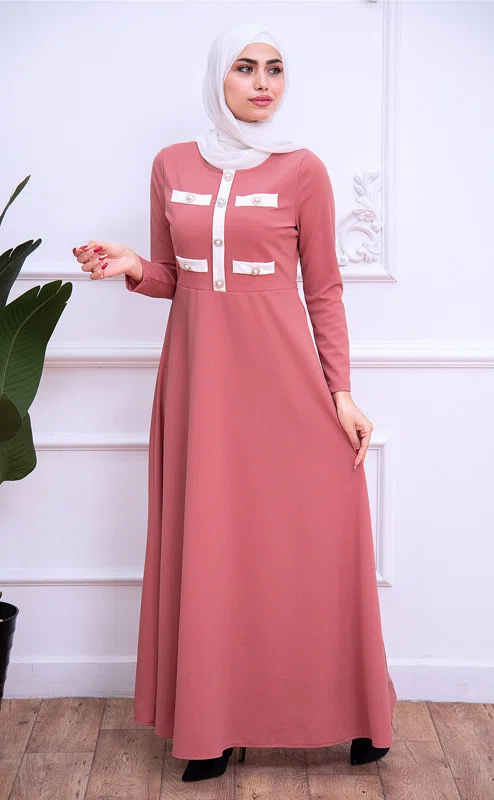 Robe Amira  Voilée