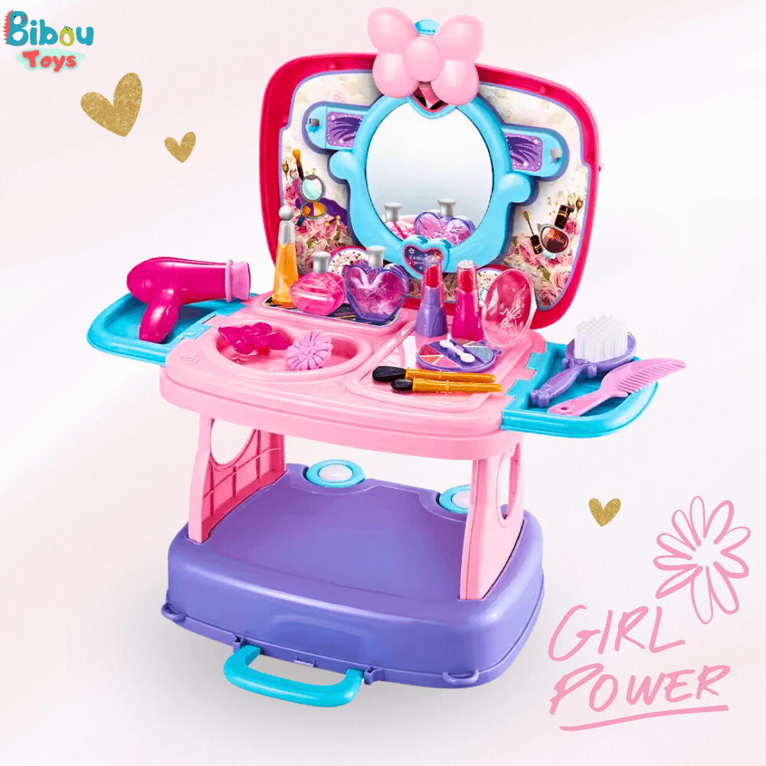Coiffeuse Maquillage et Accessoires 3 in 1