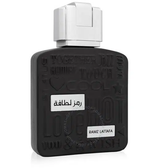 Ramz Lattafa Silver Lattafa Perfumes pour homme 100ML EDP